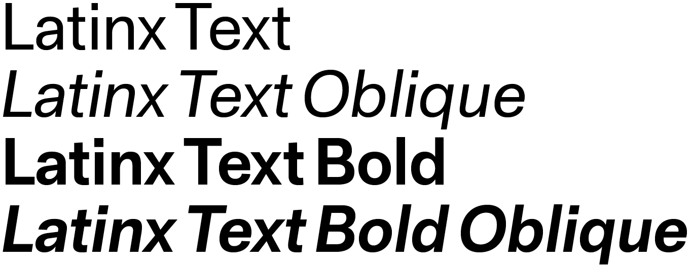 Custom typefaces